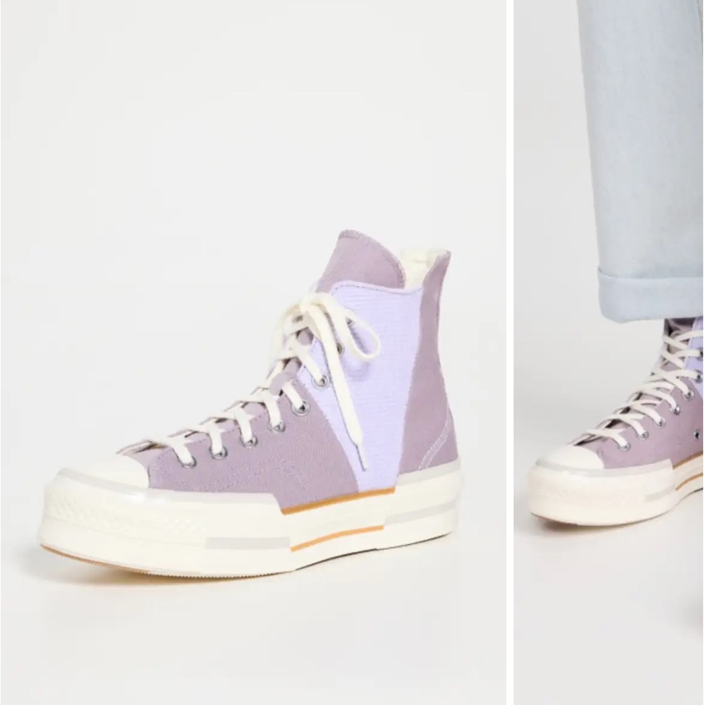 LILAC PLATFORM CONVERSE perfect condition